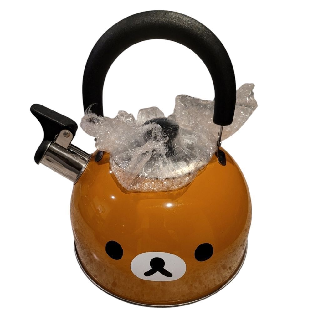 SAN-X Rilakkuma Kettle Brown Face Pattern Brown Brown New Without Original Box